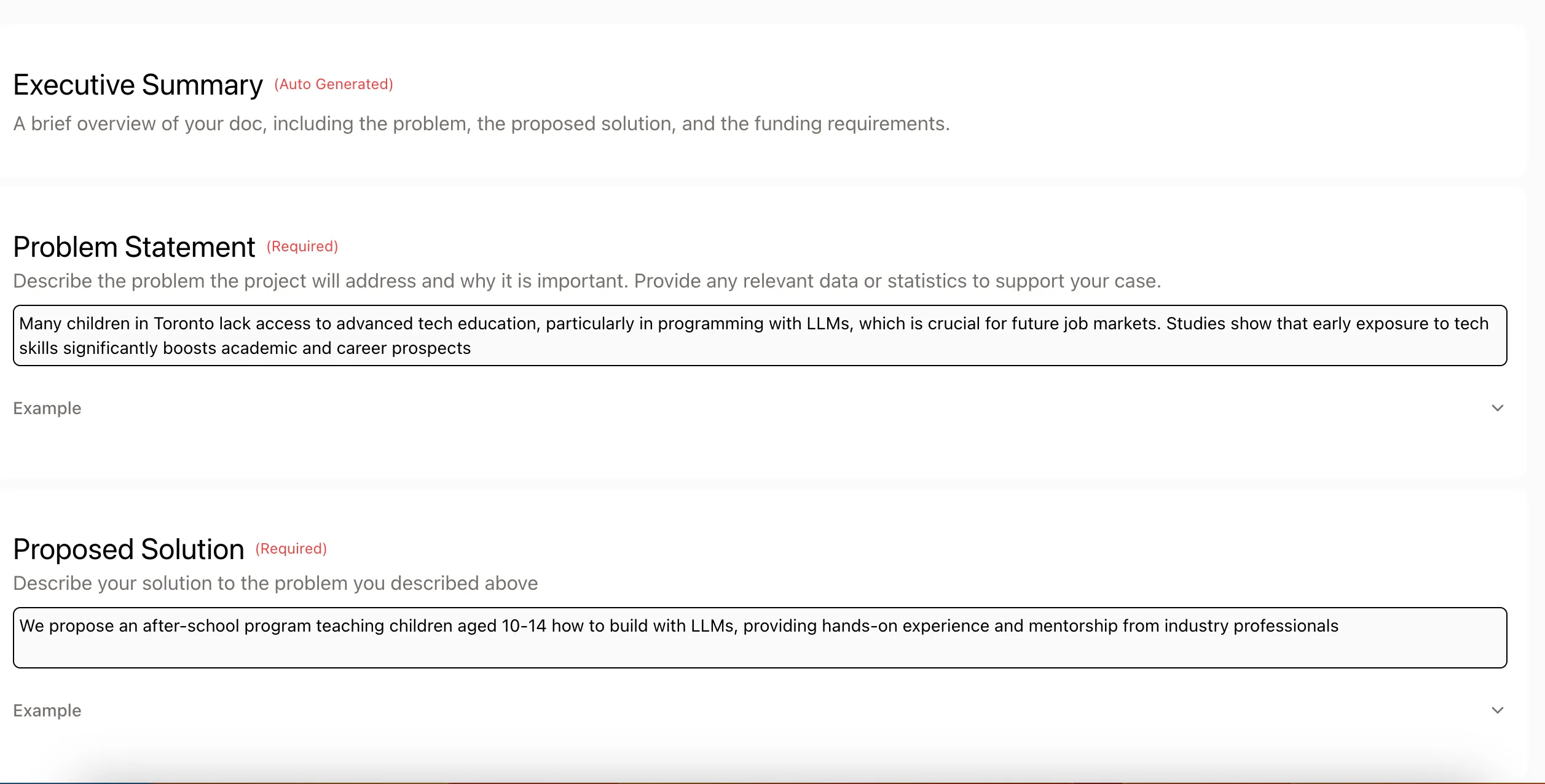 Grant Outline 1