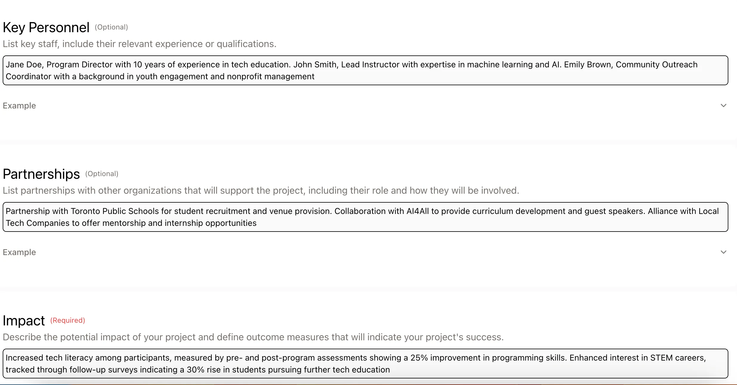 Grant Outline 4